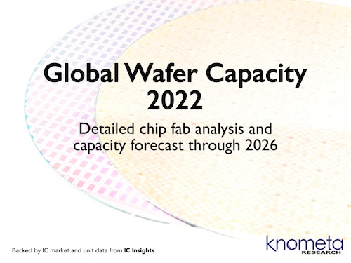 knometa research, global semiconductor analysis, Global Wafer Capacity 2022